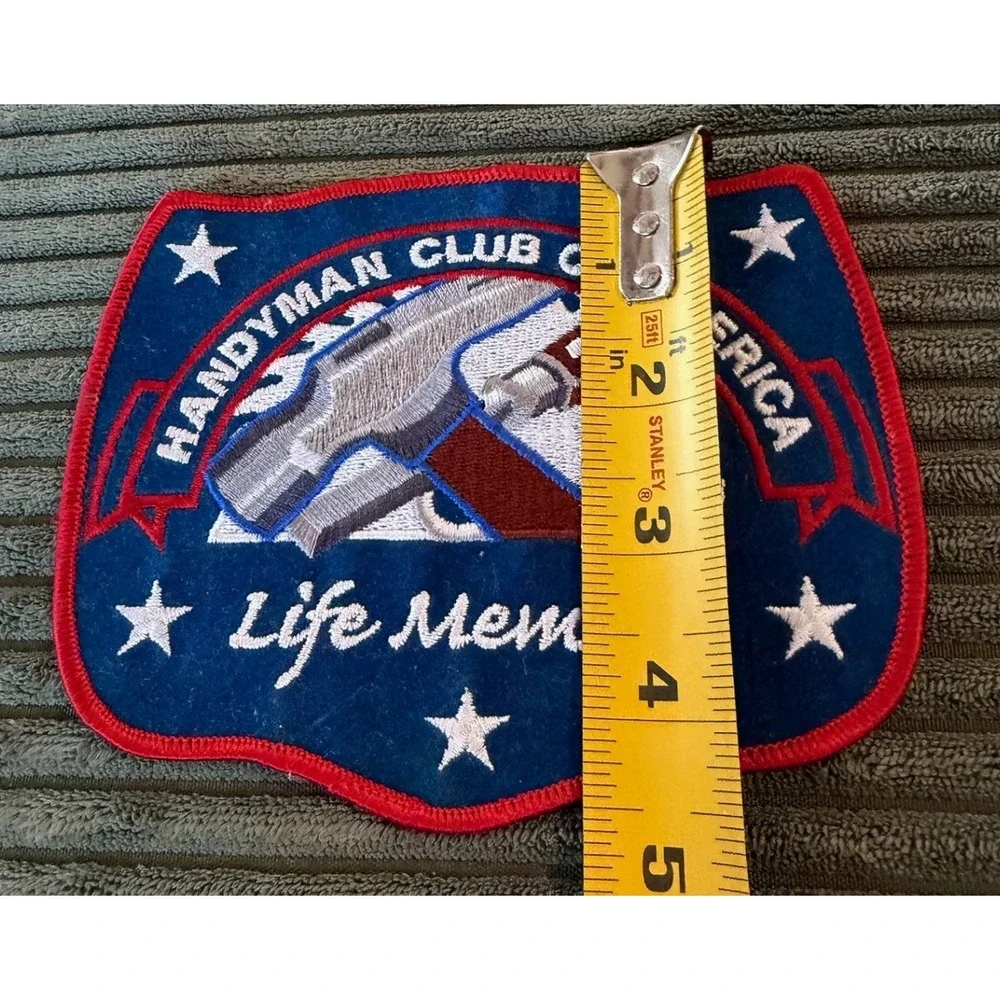 Handyman Club of America Life Member Embroidered‎ Patch Sew On Collectible